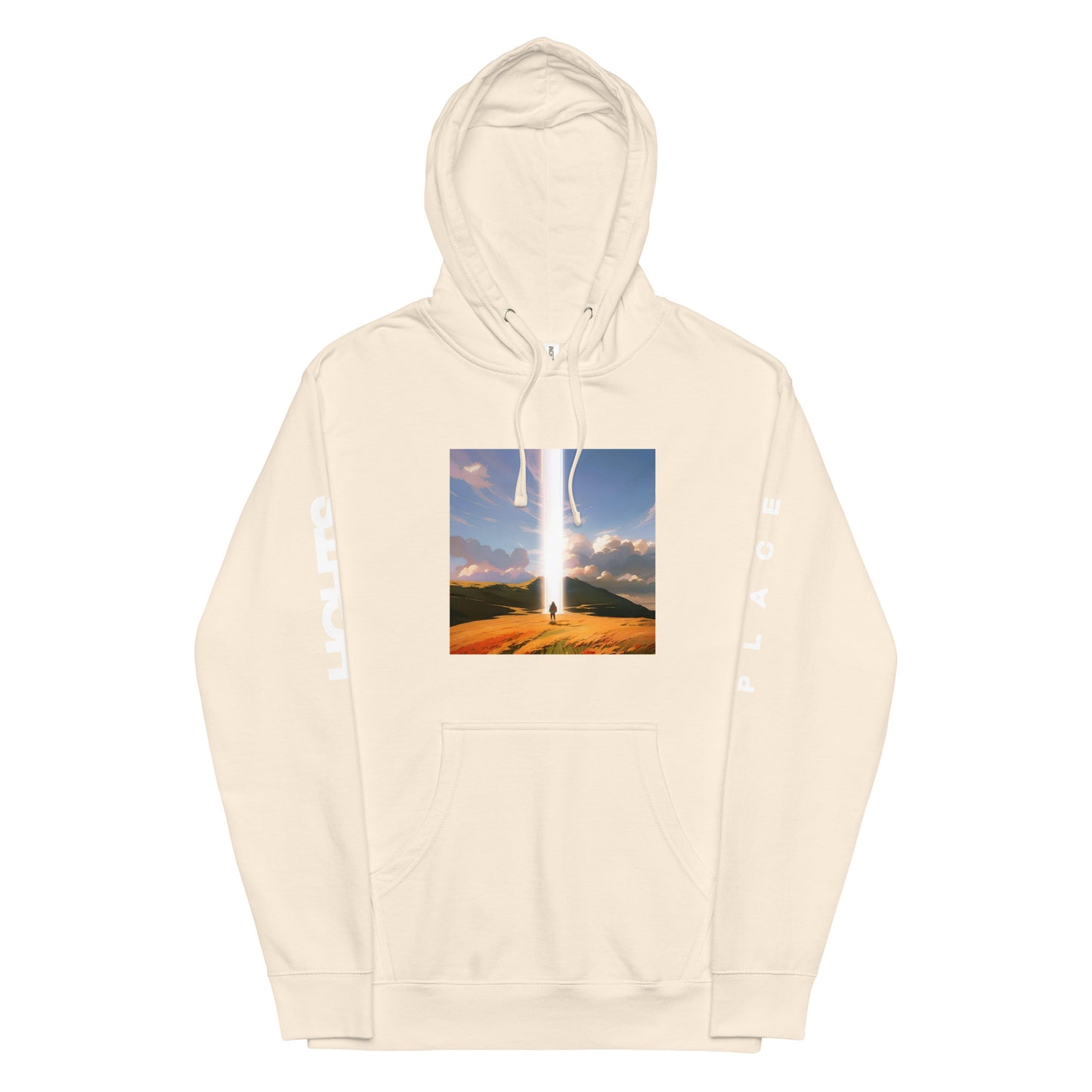 Hiding Place Artwork Hoodie w/ Sleeve Print