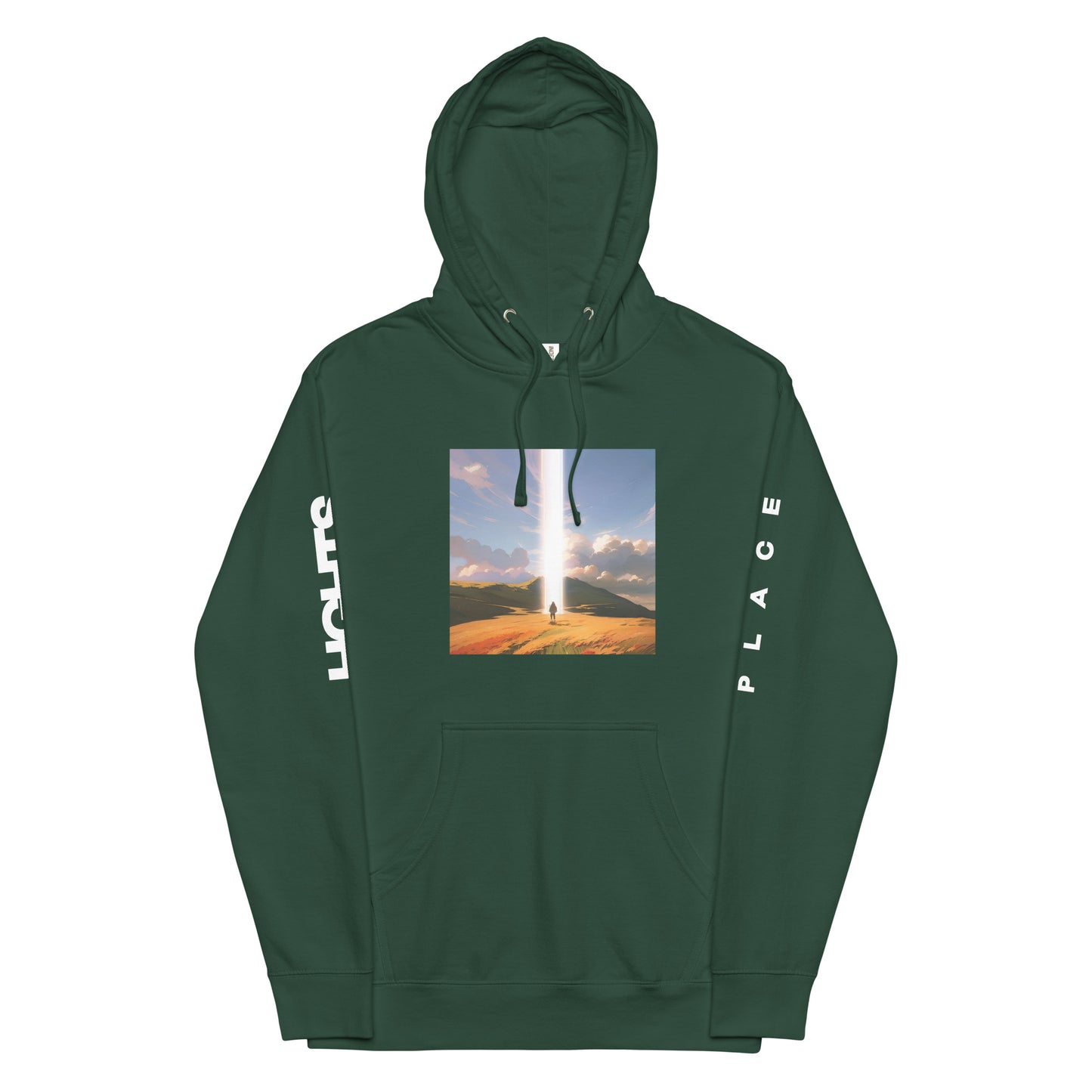 Hiding Place Artwork Hoodie w/ Sleeve Print
