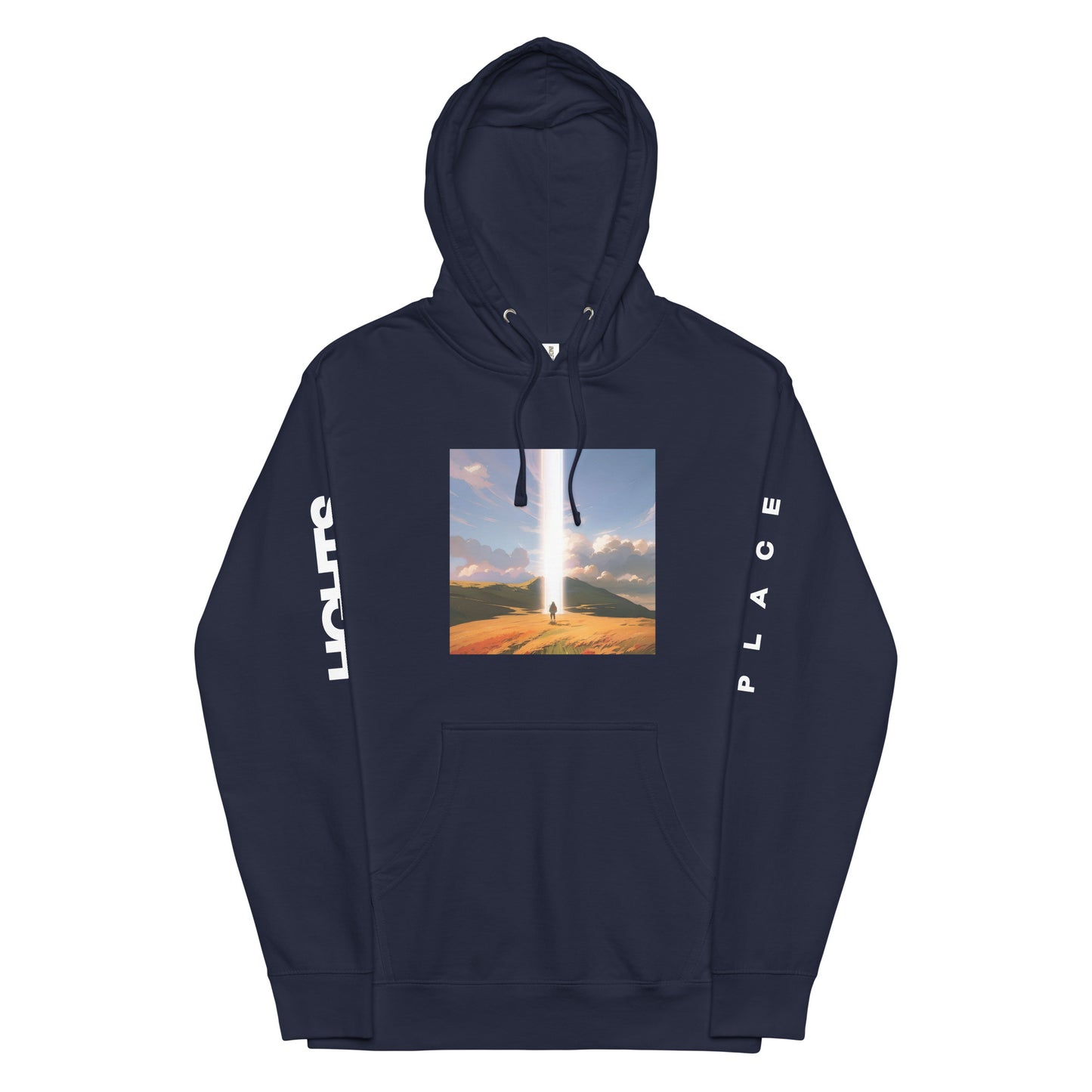 Hiding Place Artwork Hoodie w/ Sleeve Print