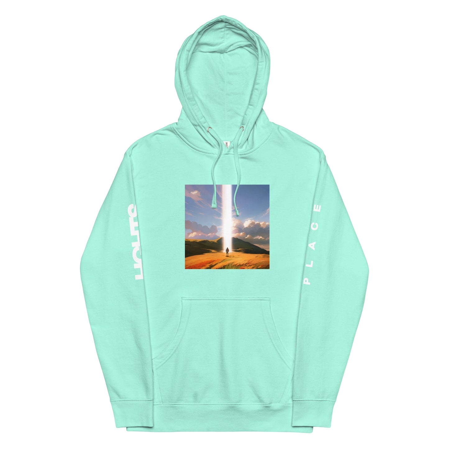 Hiding Place Artwork Hoodie w/ Sleeve Print