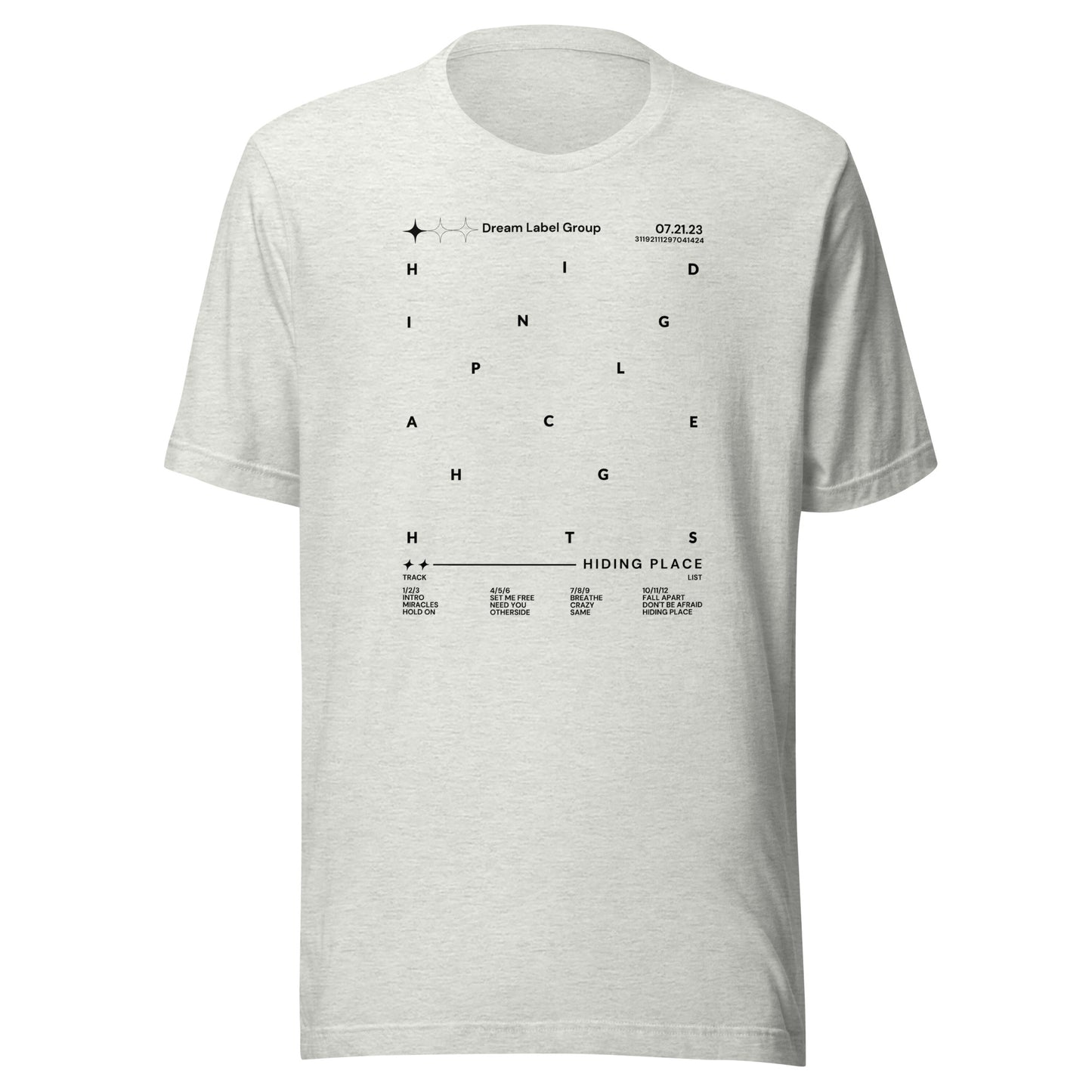 Hiding Place Tracklist T-shirt