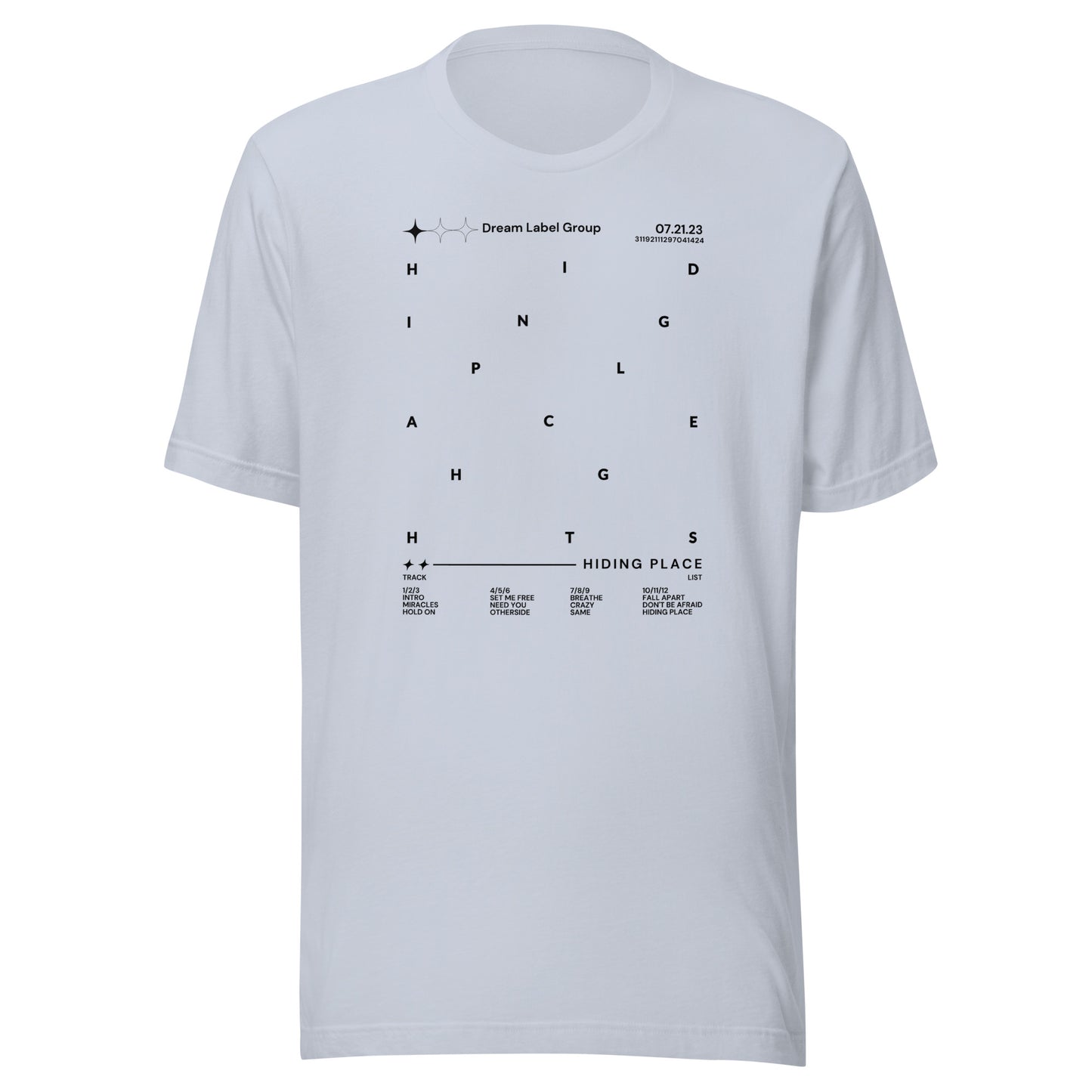 Hiding Place Tracklist T-shirt