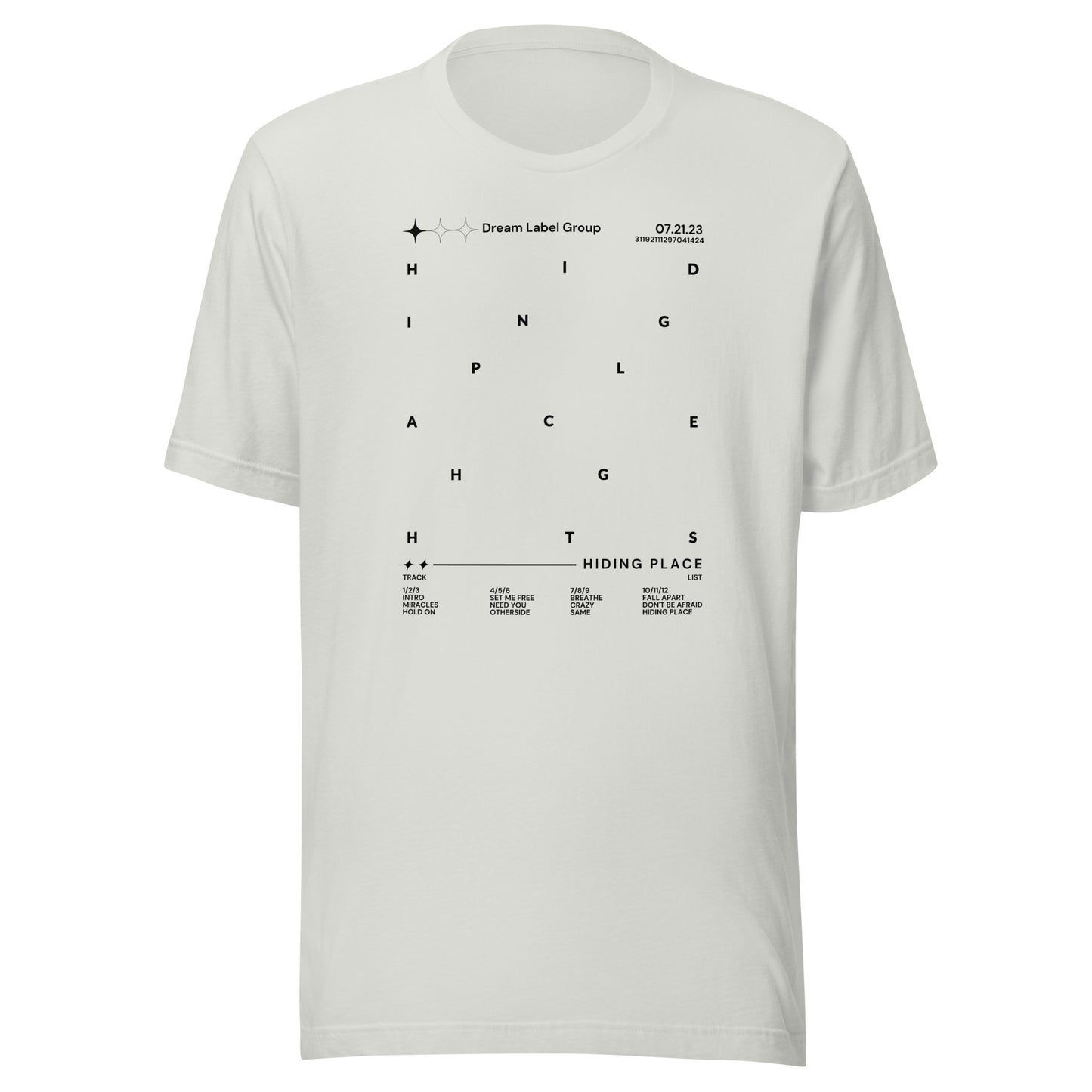 Hiding Place Tracklist T-shirt