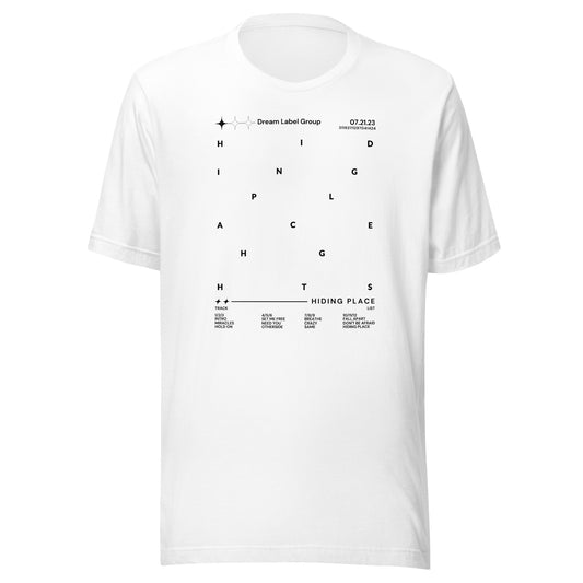 Hiding Place Tracklist T-shirt
